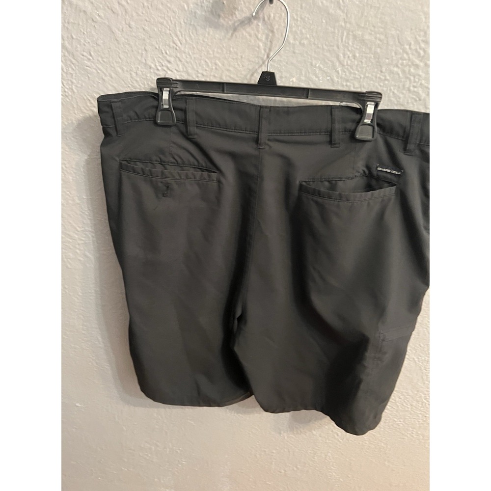 Chaps Black Golf 78 Mens Size 38 Golf Shorts Flat Front Cargo Inseam 9 Inches - Picture 4 of 6